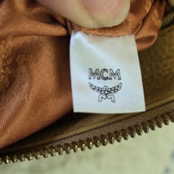 MCM Tan Satchel Bag - Picture 12 of 15